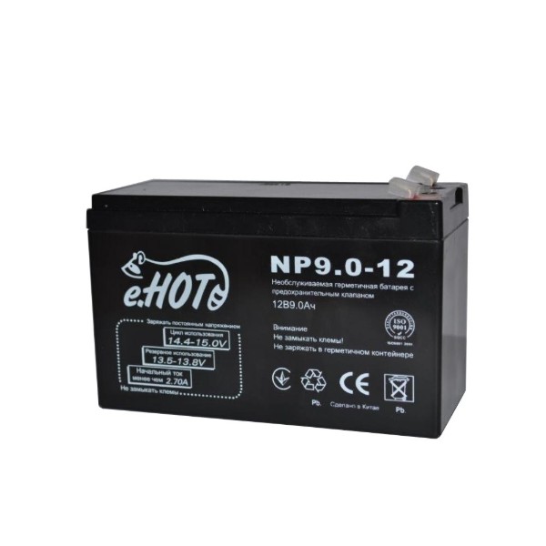 Фото - Аккумулятор для ИБП Enot 12V 9AH (NP9.0-12) AGM