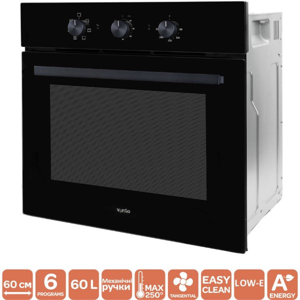 Фото - Духова шафа Ventolux EO60MT-6K BK