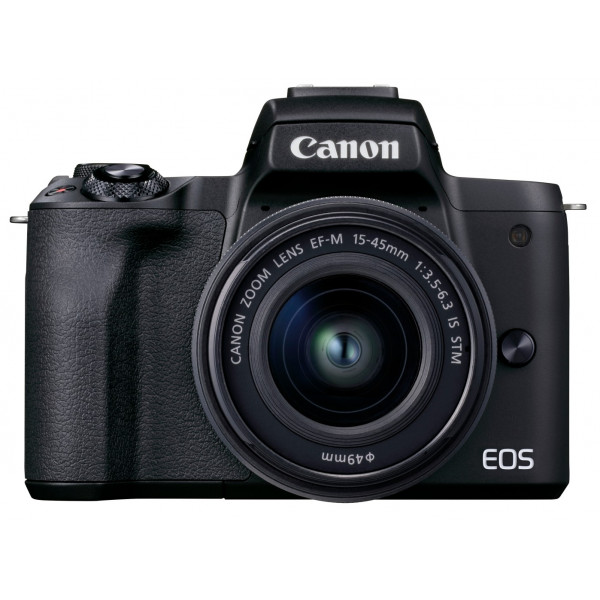 Фото - Фотокамера бездзеркальна Canon EOS M50 Mark II Black M15-45 S (4728C043)