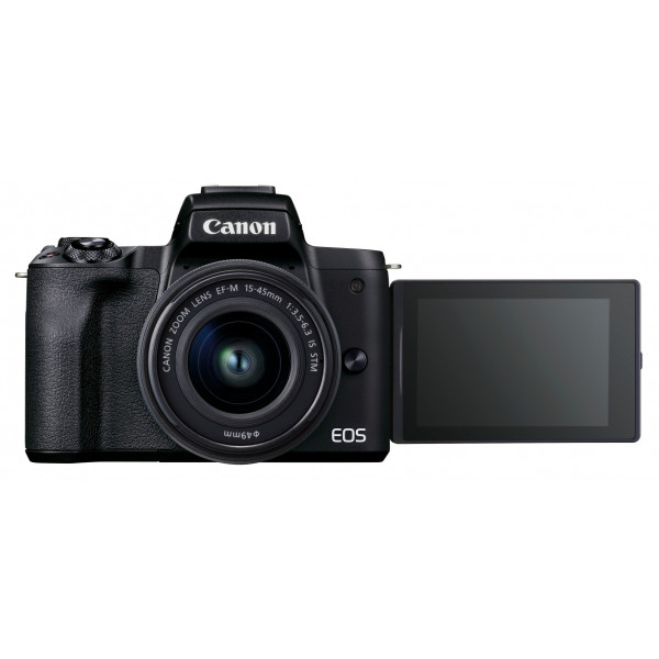 Фото - Фотокамера бездзеркальна Canon EOS M50 Mark II Black M15-45 S (4728C043)