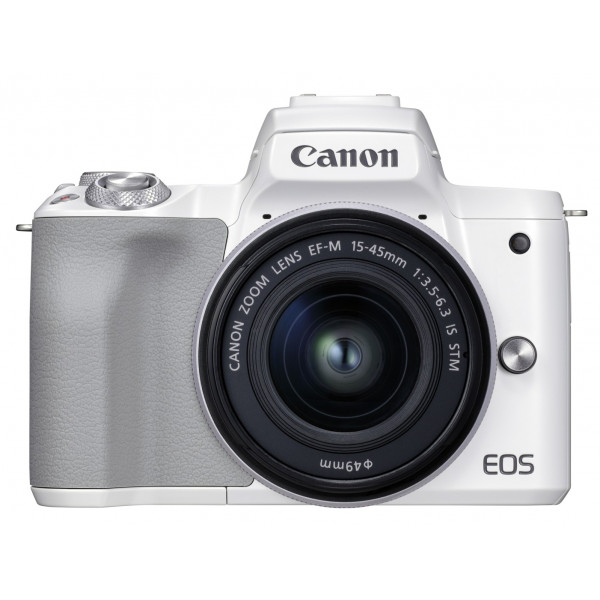 Фото - Фотокамера бездзеркальна Canon EOS M50 Mark II White M15-45 S (4729C028)