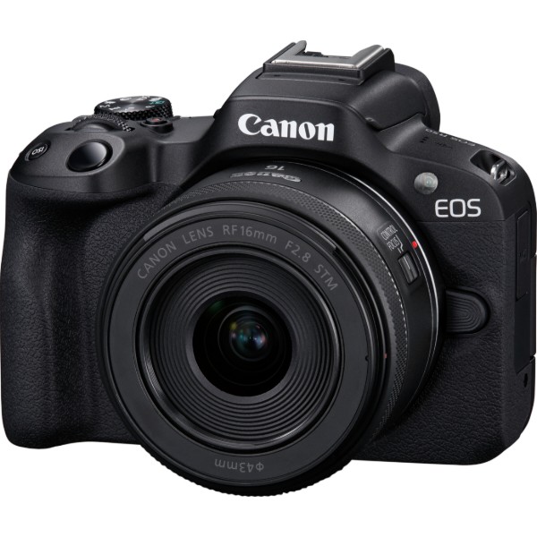 Фото - Фотокамера беззеркальная Canon EOS R50 + RF-S 18-45 IS STM Black Creator Kit (5811C036)
