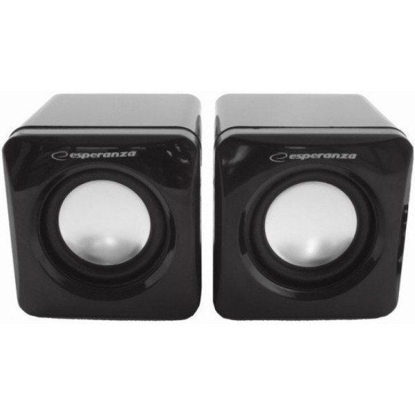 Фото - Комп'ютерна акустика компактна 2.0 Esperanza Speakers EP111 Black