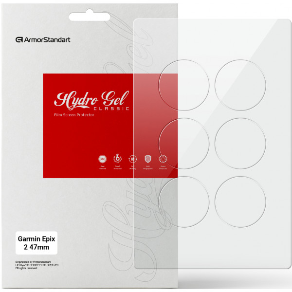Фото - Захисна плівка для смарт-годинника Armorstandart for Garmin Epix 2 47mm 6 шт. (ARM67093) Фото - Захисна плівка для смарт-годинника Armorstandart for Garmin Epix 2 47mm 6 шт. (ARM67093)