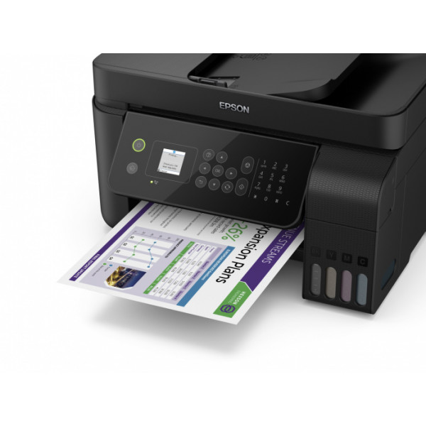 Фото - БФП кольорового друку Epson L5190 с Wi-Fi (C11CG85405)