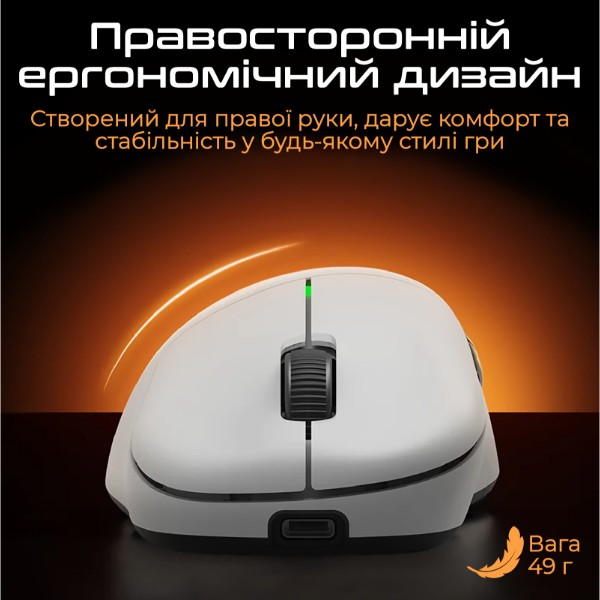 Фото - Мышь беспроводная игровая RAWM ER21PRO.white