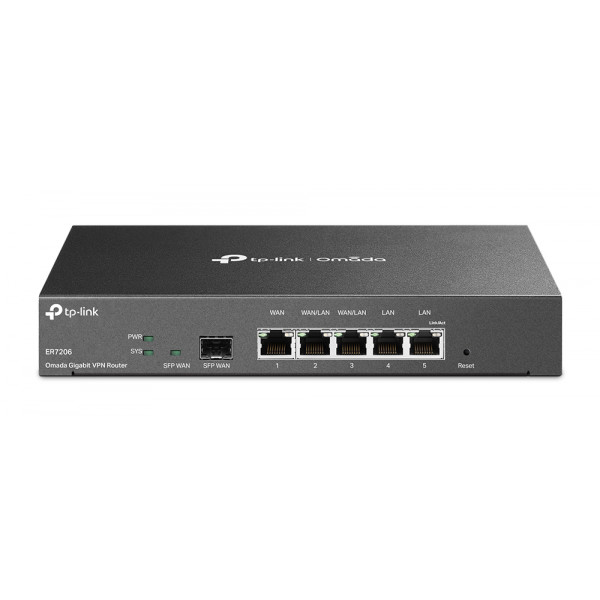 Фото - Маршрутизатор VPN TP-Link ER7206 2xGE LAN 1xGE WAN 2xGE LAN 1xSFP Omada
