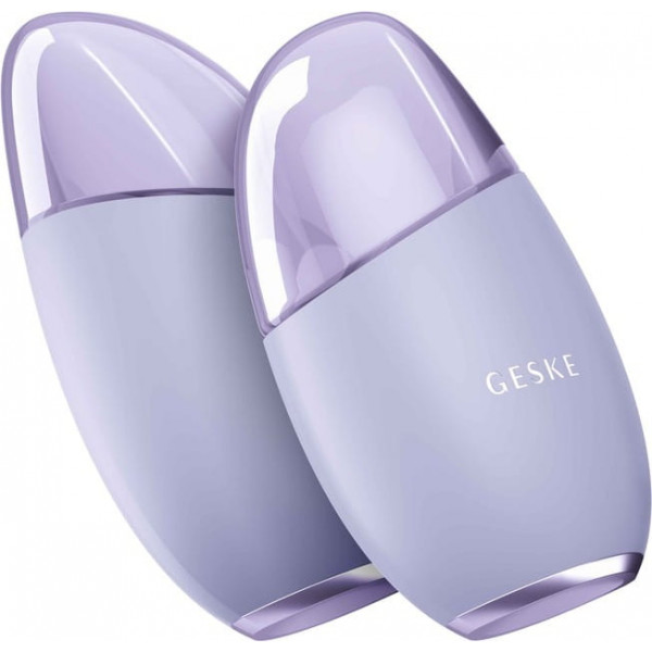 Фото - Уценка - Массажер для лица GESKE Cool & Warm Eye and Face Massager 7 в 1 фиолетовый (GK000700PL01)
