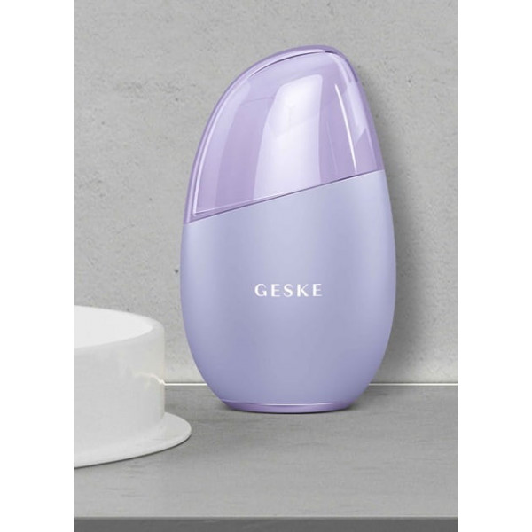 Фото - Уценка - Массажер для лица GESKE Cool & Warm Eye and Face Massager 7 в 1 фиолетовый (GK000700PL01)