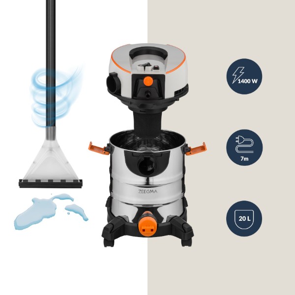 Фото - Пылесос моющий с мешком Zeegma ZONDER PRO AQUA