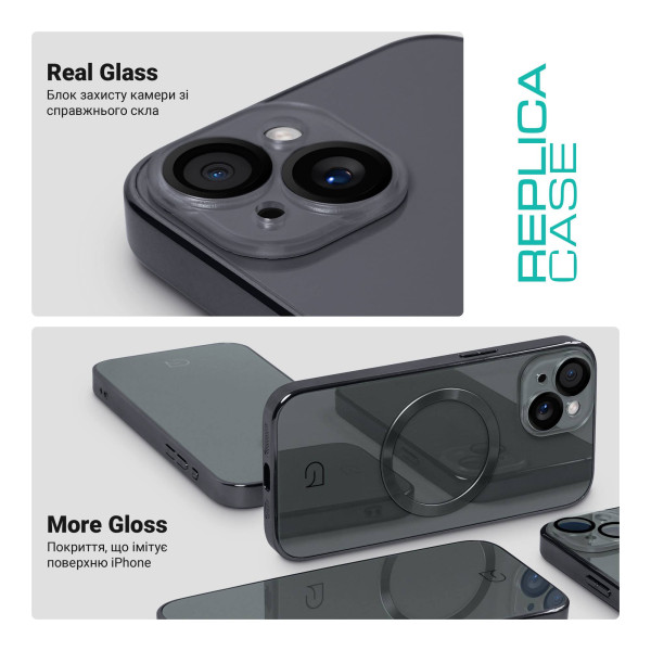 Фото - Чохол для смартфону Armorstandart Replica for Apple iPhone 13 Titanium Grey (ARM76195)