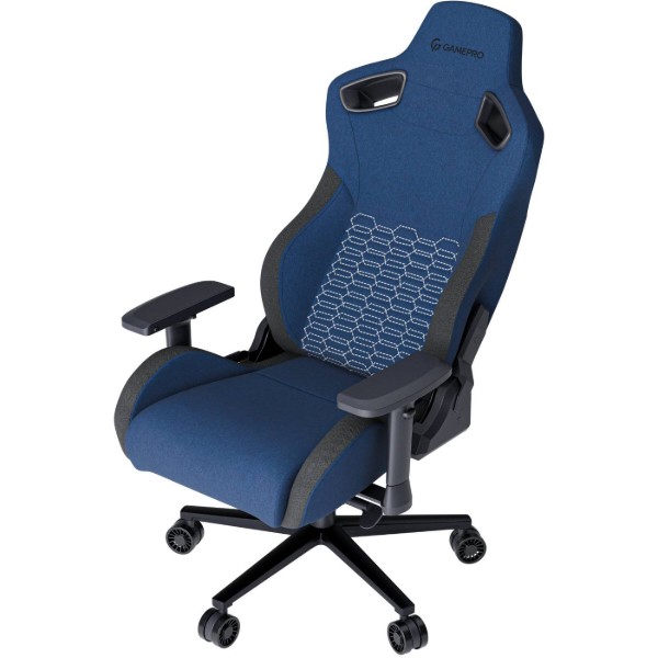 Фото - Крісло для геймерів GamePro Size XL Fabric Dark Blue (GC900DB)