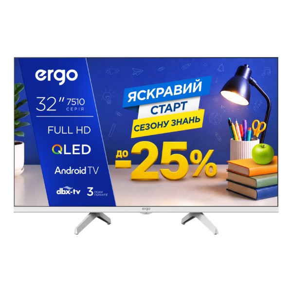 Фото - Уцінка - Телевізор Ergo 32JFQ7510