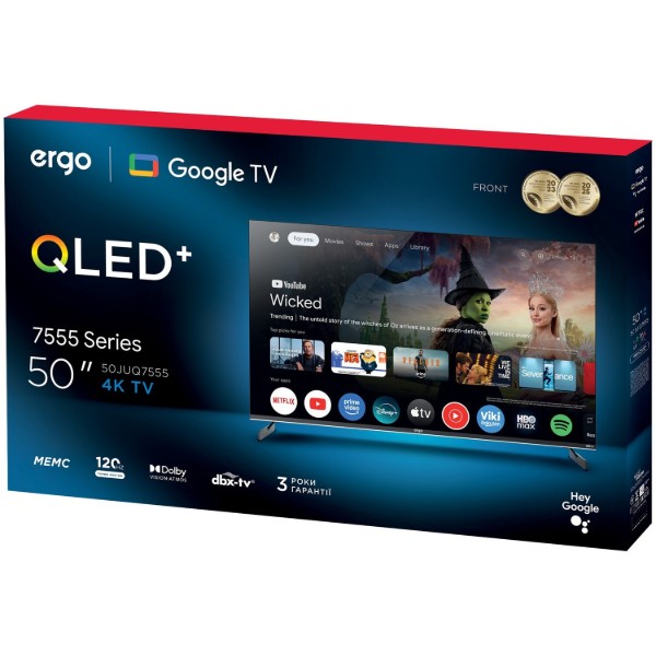 Фото - Телевизор Ergo 50JUQ7555