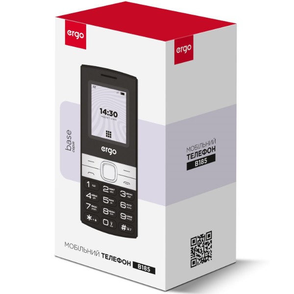 Фото - Мобільний телефон Ergo B185 Dual Sim Red