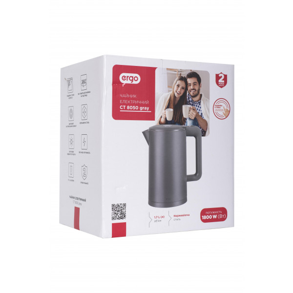 Фото - Электрический чайник Ergo CT 8050 Grey