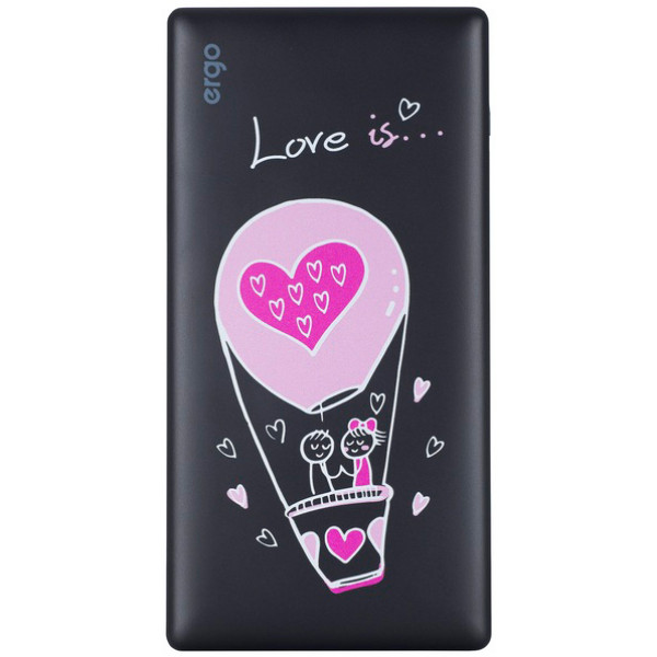 Фото - Батарея мобильная Ergo LP-83 10000 mAh Black Balloon (LP-83B B)