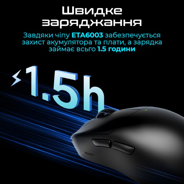 Фото - Мышь беспроводная игровая RAWM ES21.white