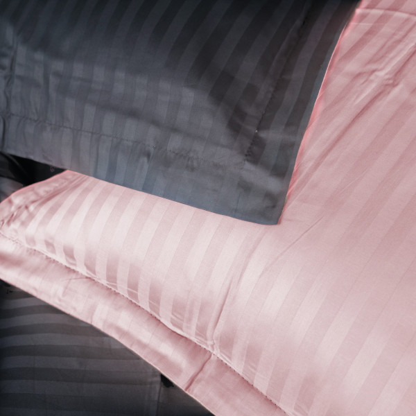 Фото - Комплект постільної білизни дитячий MirSon Satin Stripe 30-0021 + 30-0007 Esandiora 110х140 (2200005247471)