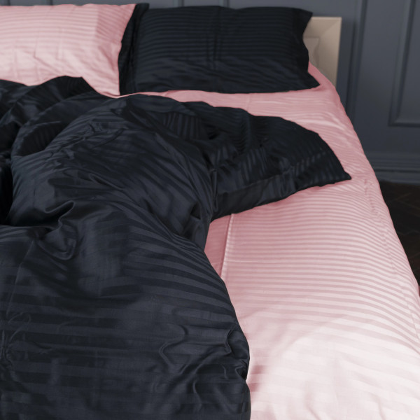 Фото - Комплект постільної білизни дитячий MirSon Satin Stripe 30-0021 + 30-0007 Esandiora 110х140 (2200005247471)