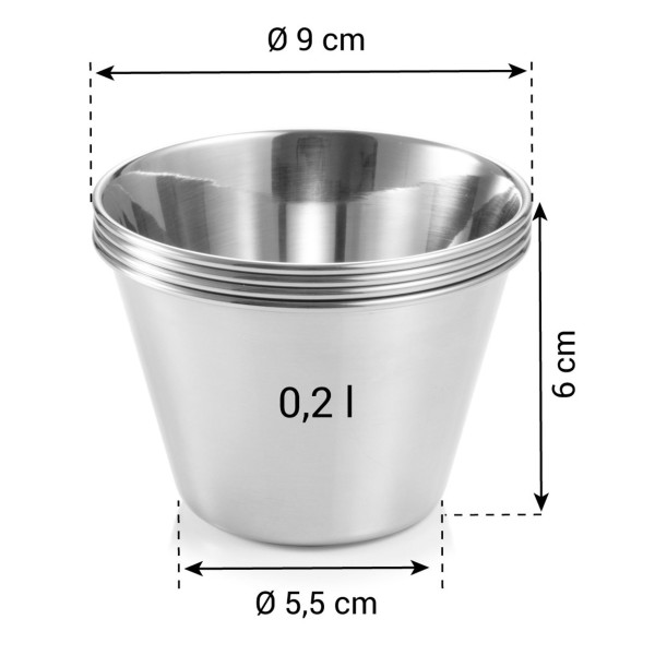 Фото - Набір міні-форм для приготування tescoma GrandCHEF 4 шт. (428718)