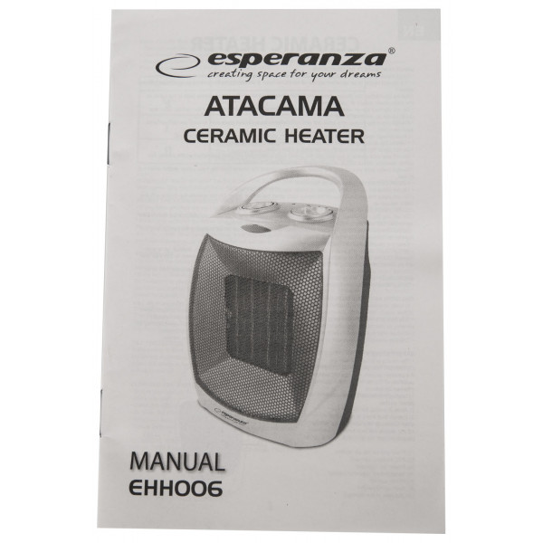 Фото - Тепловентилятор Esperanza Fan Heater Atacama (EHH006)