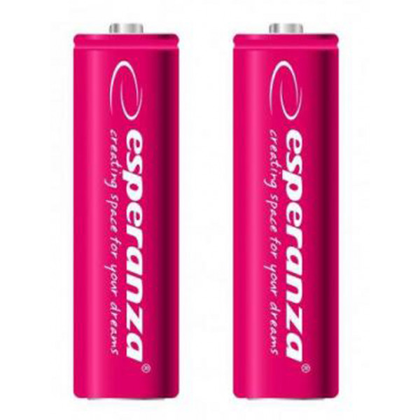 Фото - Акумулятор тип AA Esperanza Ni-MH AA 2000 mAh 2шт Red (EZA103R)