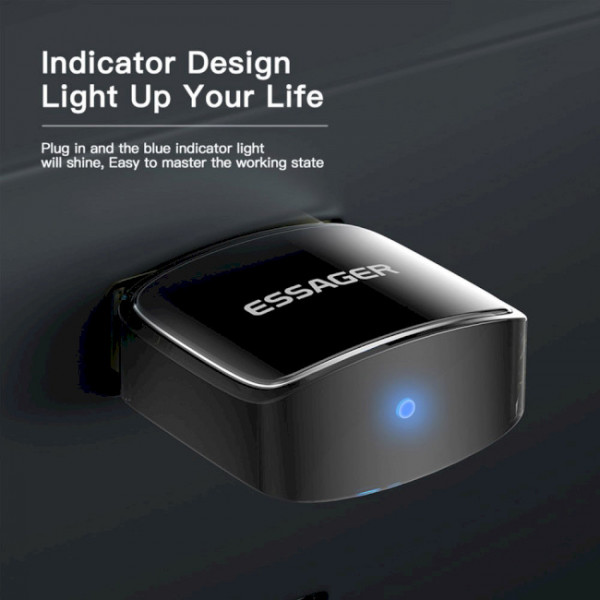 Фото - Адаптер сети Bluetooth USB Essager Starlord USB Bluetooth 5.0 Adapter Black (EBT50-XJ01-Z)