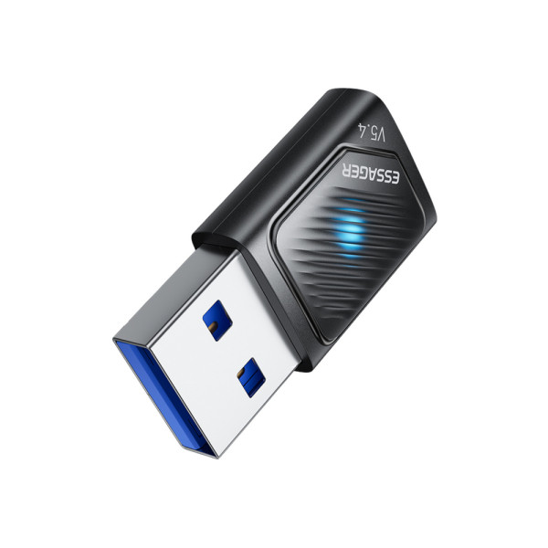 Фото - Адаптер мережі Bluetooth USB Essager Freedom Bluetooth 5.4 Black (EBT54-JH01-P)