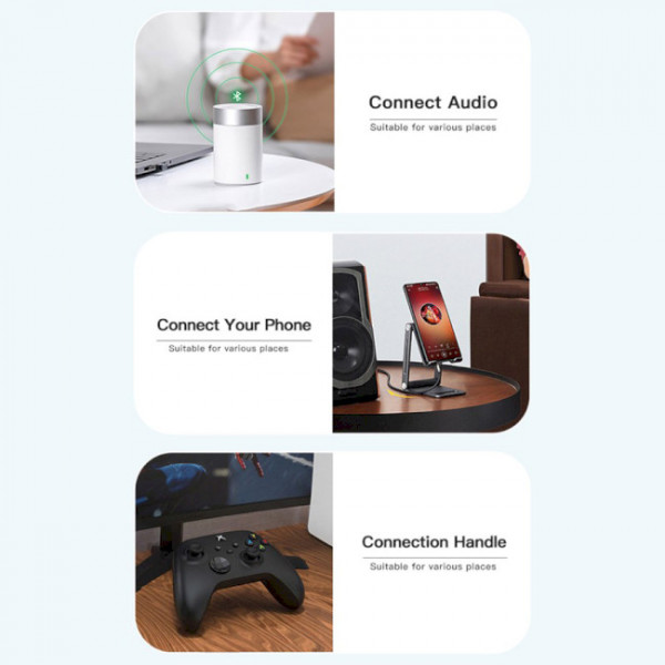 Фото - Адаптер сети Bluetooth USB Essager Starlord USB Bluetooth 5.0 Adapter Black (EBT50-XJ01-Z)