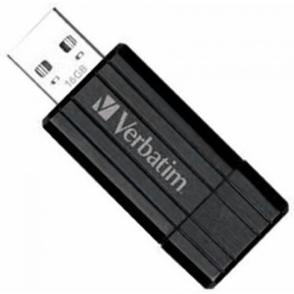 Фото - Флеш USB Verbatim Store'n'Go PinStripe 16Gb USB 2.0 Black (49063)