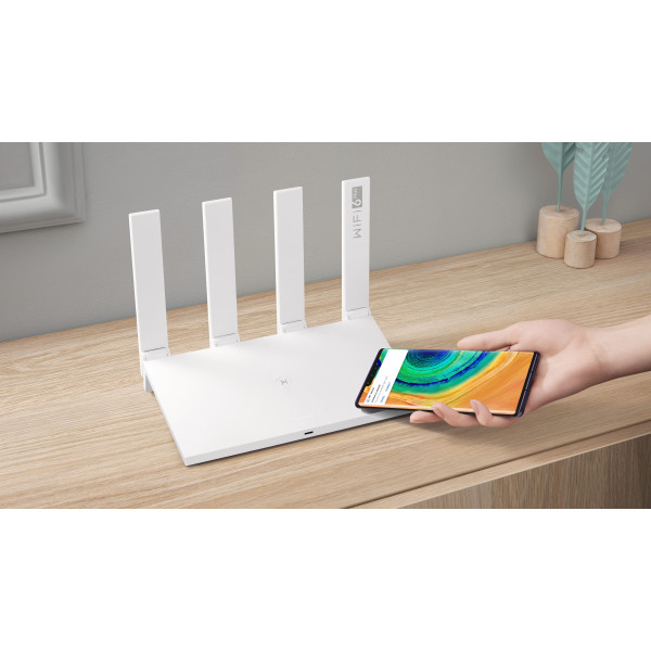 Фото - Маршрутизатор інтернет WiFi6 Huawei AX3 (Dual Core) WS7100-20 White