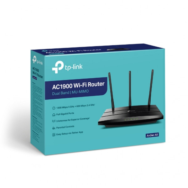 Фото - Маршрутизатор інтернет WiFi5 TP-Link Archer A8