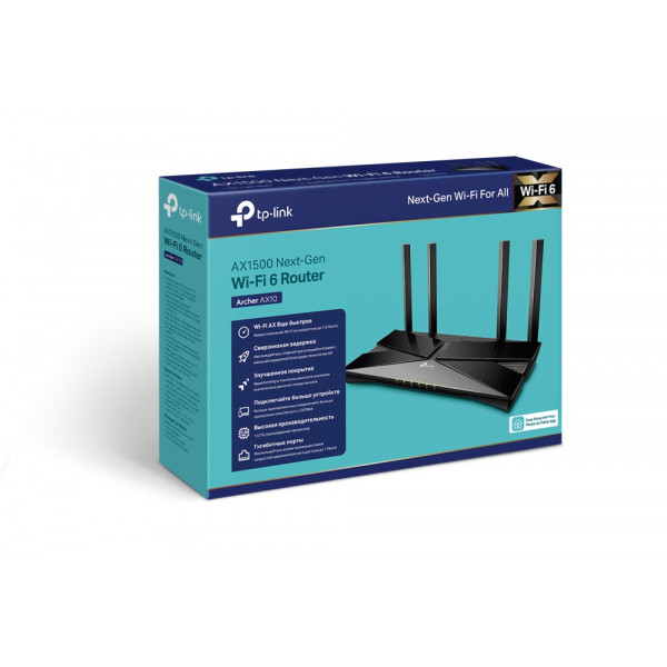 Фото - Маршрутизатор інтернет WiFi6 TP-Link Archer AX10