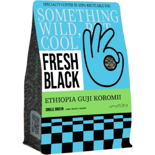 Фото - Кофе в зернах Fresh Black Ethiopia 1кг
