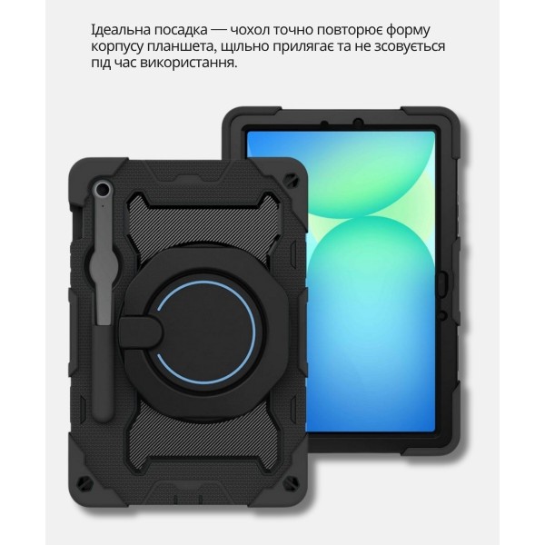 Фото - Чехол для планшета BeCover for Samsung Galaxy Tab S10 FE Plus (SM-X620/SM-X626) 13.1" Black (714564)