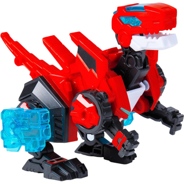 Фото - Тварина-трансформер Dinoster ЧЕРВОНИЙ РАПТОР-БОТ (бокс для зберігання) (EU580840-1)