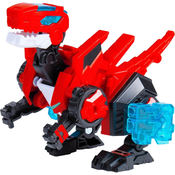 Фото - Тварина-трансформер Dinoster ЧЕРВОНИЙ РАПТОР-БОТ (бокс для зберігання) (EU580840-1)