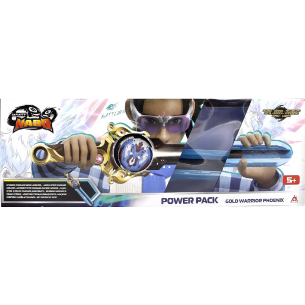Фото - Дзига Auldey Infinity Nado VI Power Pack Золотий Воїн Фенікс (Gold Warrior Phoenix) (EU654115)