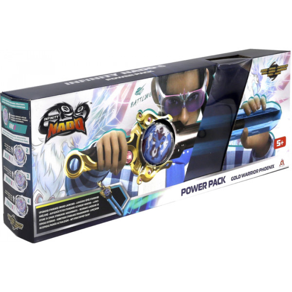 Фото - Дзига Auldey Infinity Nado VI Power Pack Золотий Воїн Фенікс (Gold Warrior Phoenix) (EU654115)