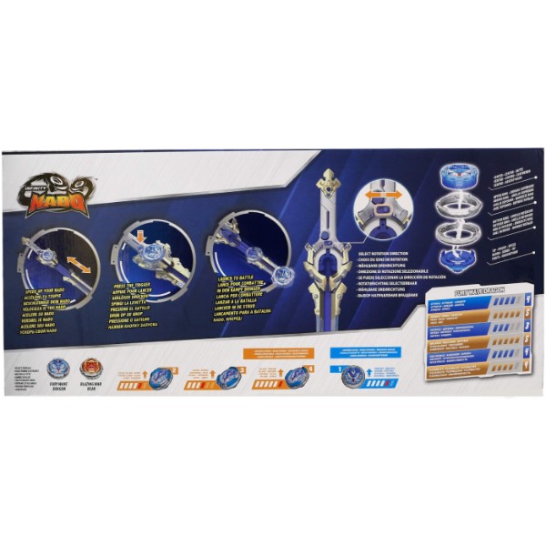 Фото - Дзига Auldey Набір Infinity Nado VI Master Belt Battle Set Лютий Дракон (Fury Wave Dragon) (EU654162)
