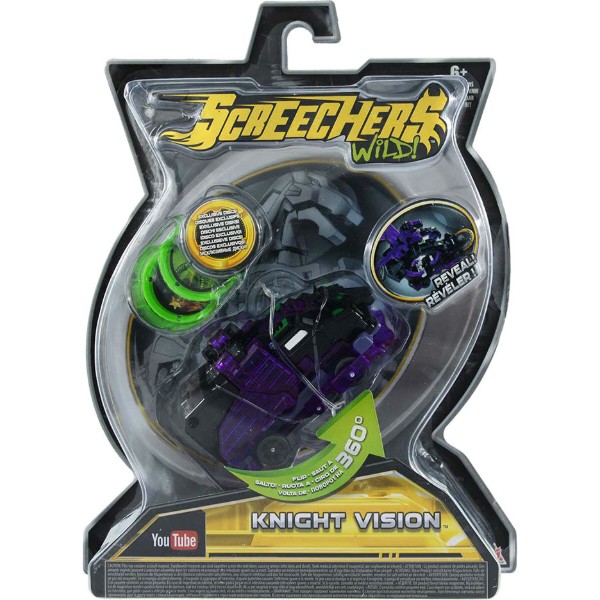 Фото - Машинка-трансформер Screechers Wild! L 2 - Найтвижн (EU683129)