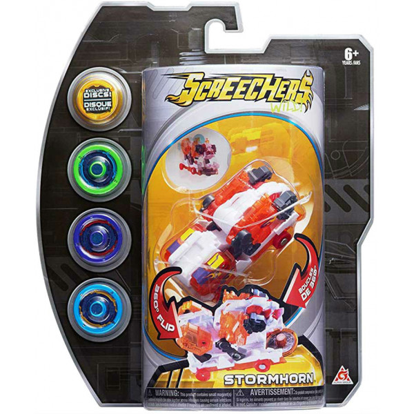 Фото - Машинка-трансформер Screechers Wild! L 3 - Штормхорн (EU683141)