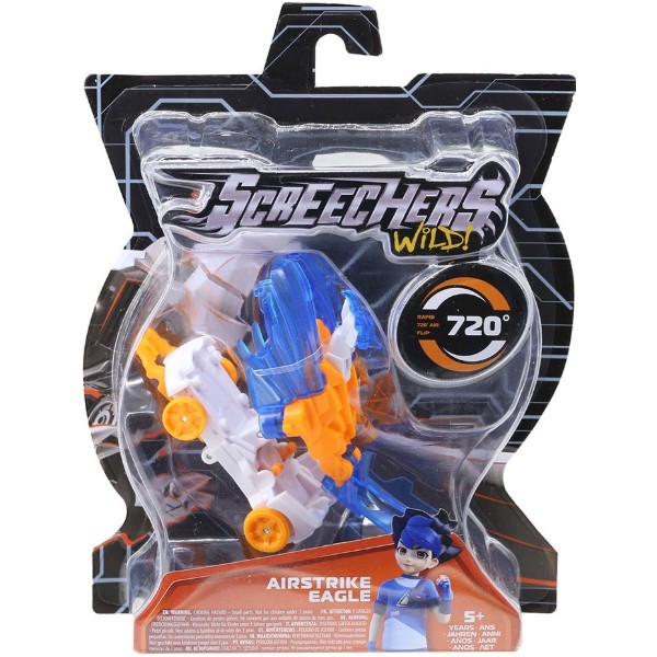 Фото - Машинка-трансформер Screechers Wild! S4 L0 - ЭИРСТРАЙК ИГЛ (EU685001)