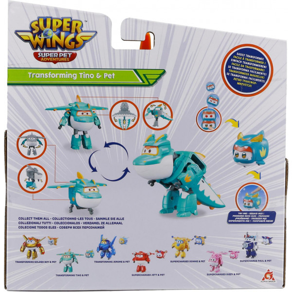 Фото - Ігровий набір Transforming Тіно і улюбленець (EU770447)