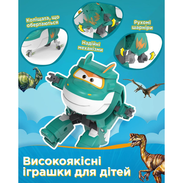 Фото - Колекційна фігурка Super Wings Transforming Tino (EU780237)