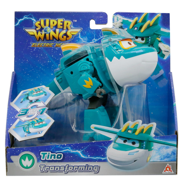 Фото - Колекційна фігурка Super Wings Transforming Tino (EU780237)