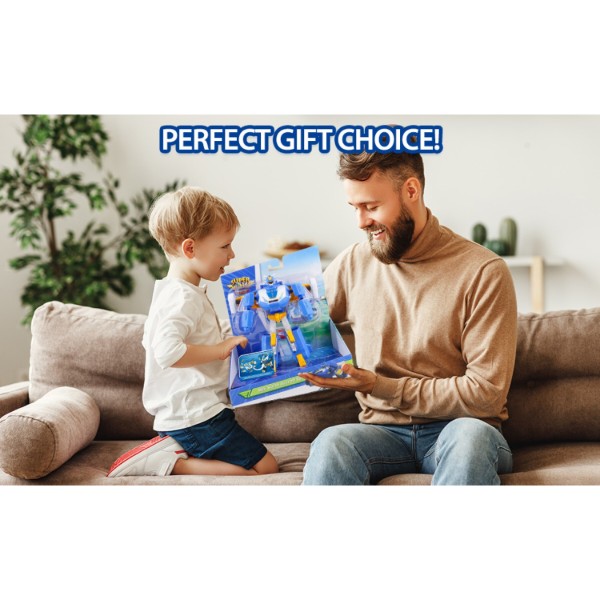Фото - Коллекционная фигурка Super Wings Мини Воздушная База Робот (EU760288)