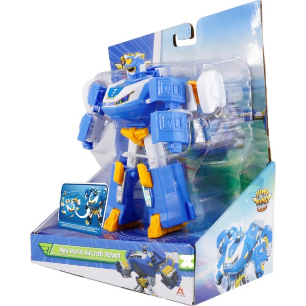 Фото - Коллекционная фигурка Super Wings Мини Воздушная База Робот (EU760288)