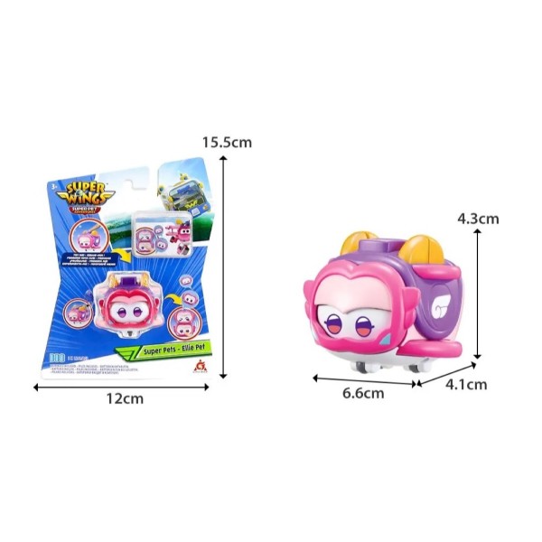 Фото - Колекційна фігурка Super Wings Super Pet Ellie pet (EU770419)